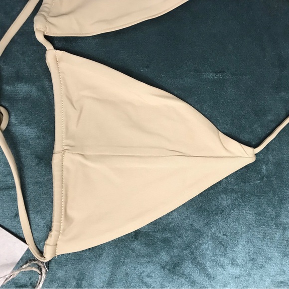Stone Fox Swim Tropez Bikini Top Tannin Size M Medium New With Tags NWT 1052T - Picture 12 of 16